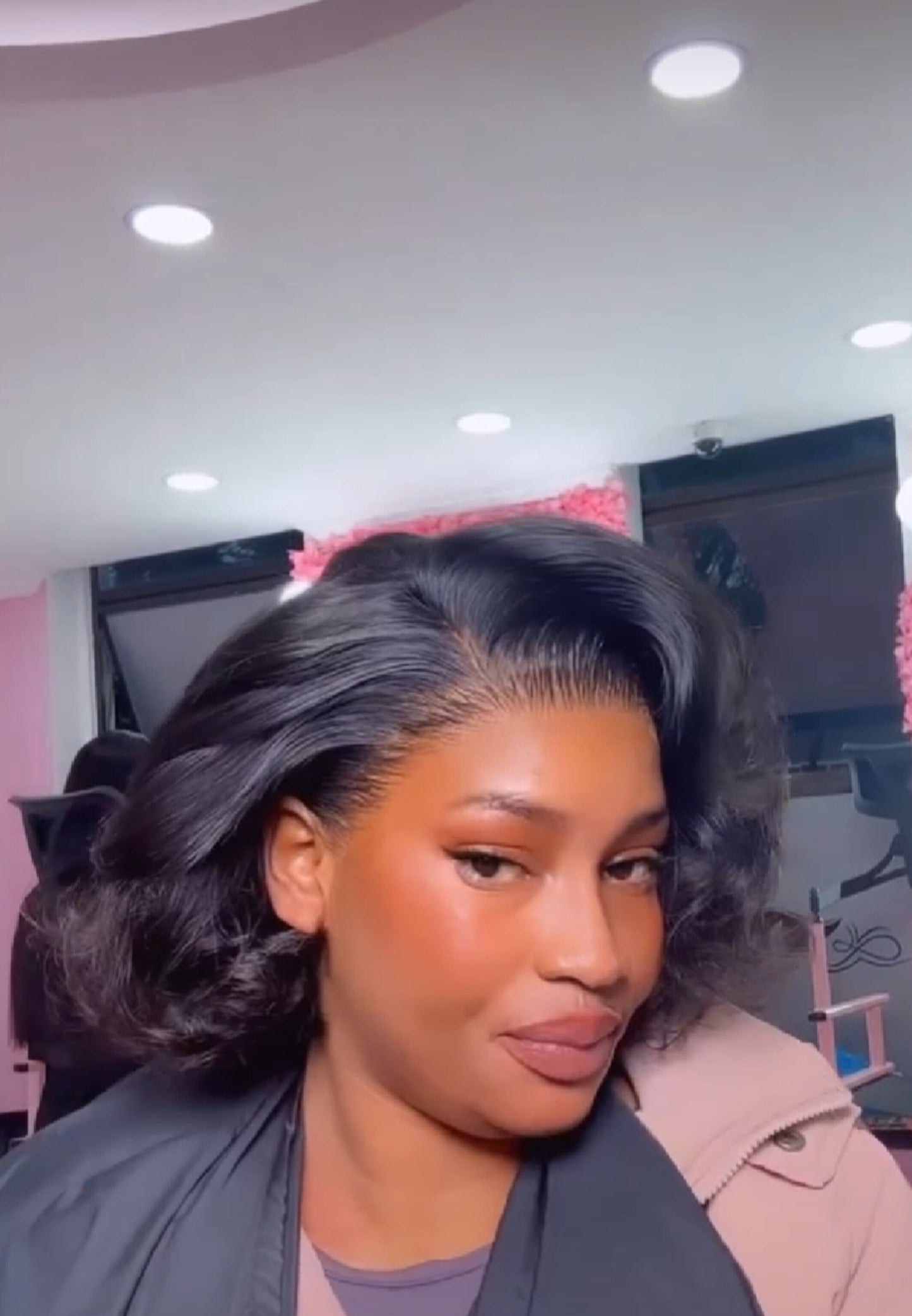 10inch Super Double Drawn Trimmed Wavy Wig