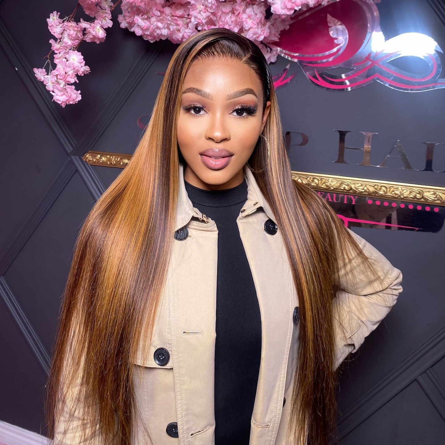 Full Frontal Straight SDD Ombre & Highlight