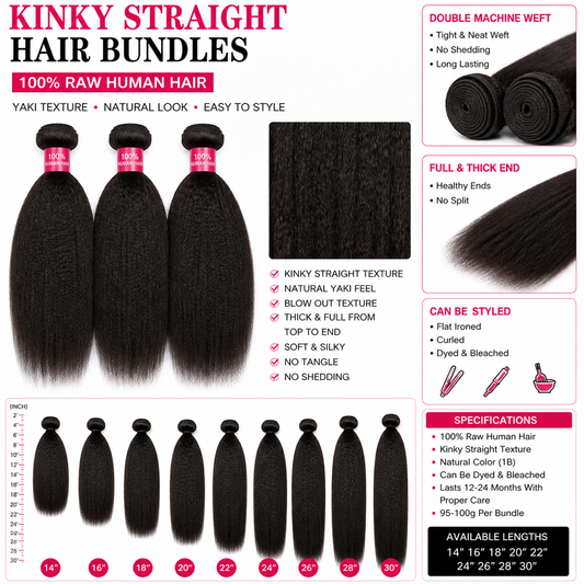 KINKY STRAIGHT BUNDLES