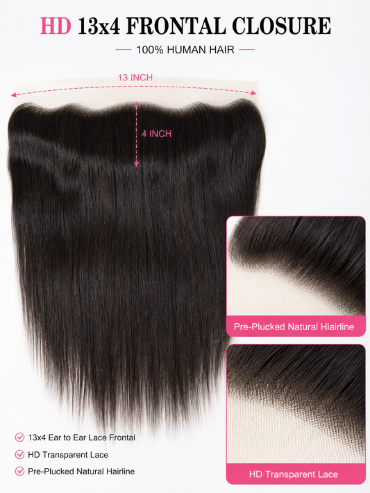 HD 13x4 FRONTAL CLOSURES STRAIGHT