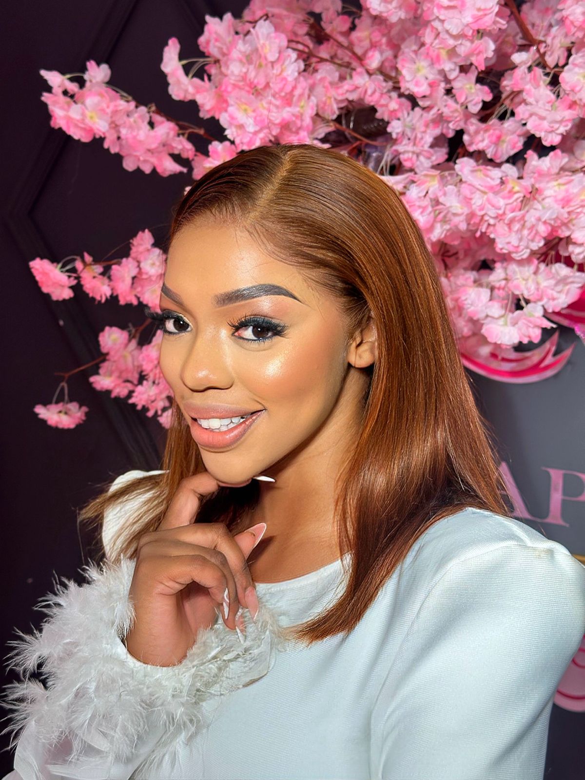 Copper Cinnamon Super Double Drawn Bob Frontal Straight