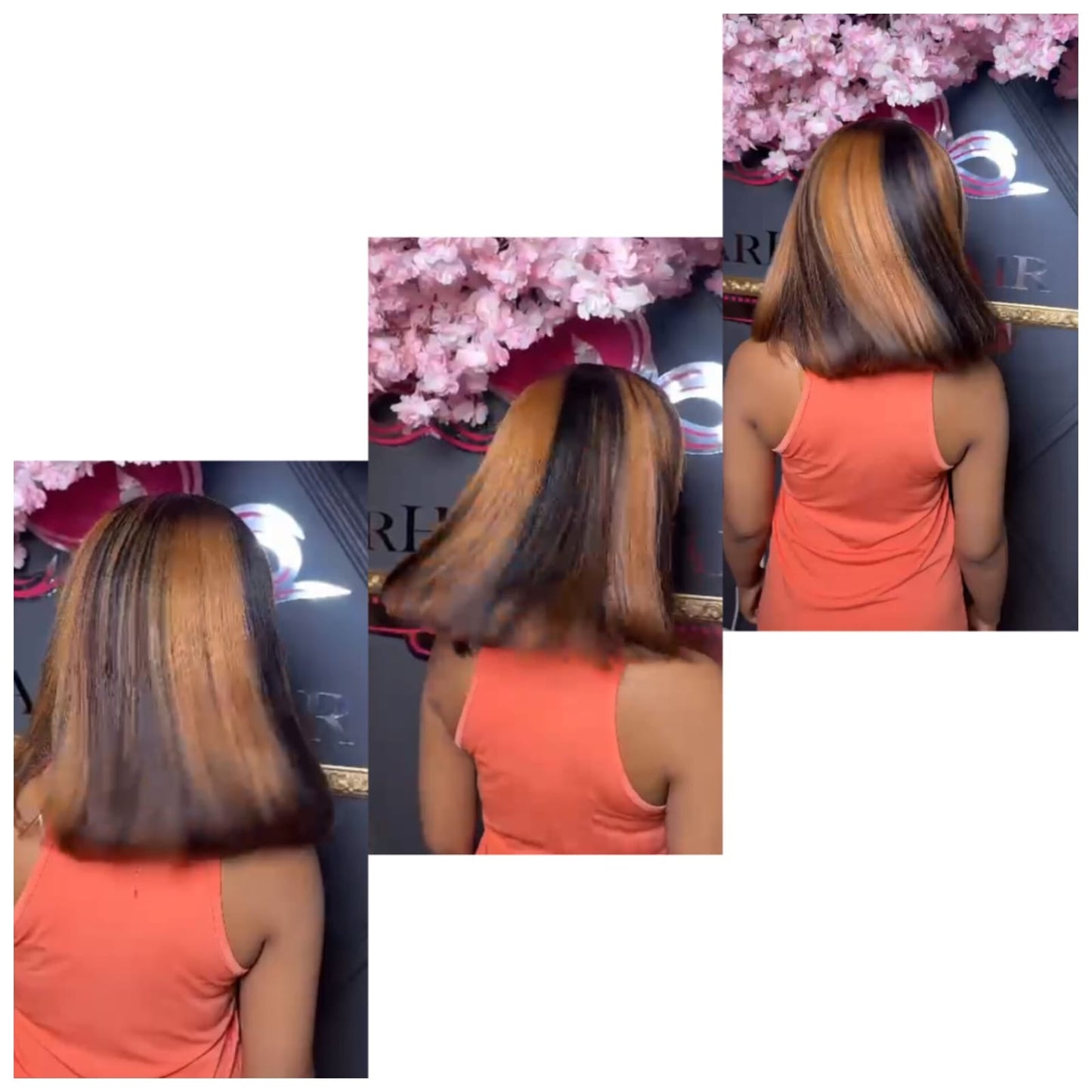 Beeline Honey Highlight Full Frontal Vietnamese Bob