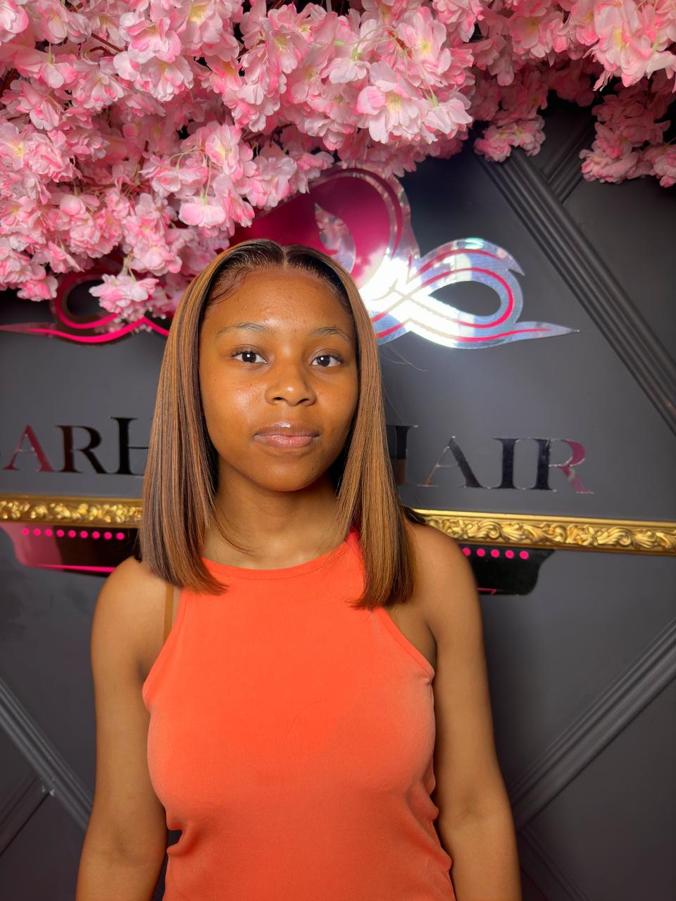 Beeline Honey Highlight Full Frontal Vietnamese Bob